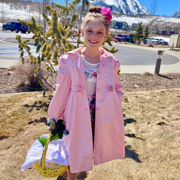 Rotachild Spring Formal Pink Coat Girls 